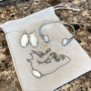 Kendra Scott bundle! Earrings, necklace & cuff.